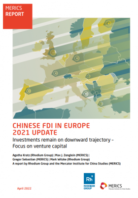 Chinese FDI in Europe in 2022