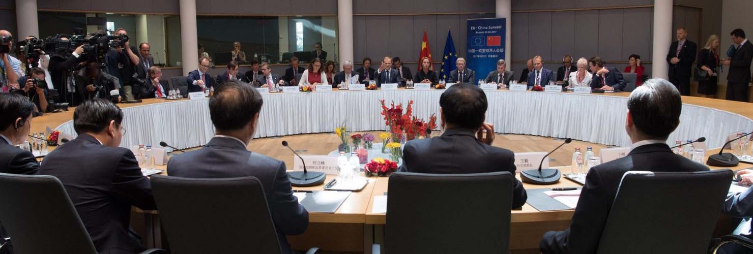 Roundtable at the EU-China Summit Plenary Meeting in June 2017