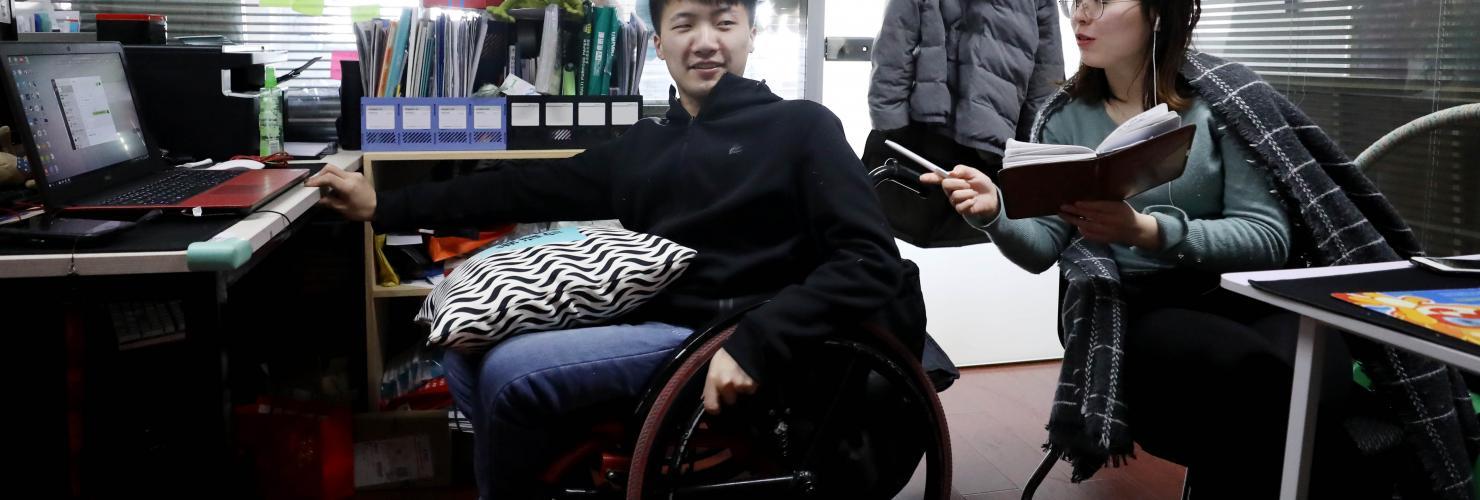 China's digital economy creates new employment opportunities for disabled people – with the government’s active support. 