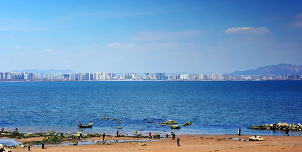 Sea scenery of Beidaihe Scenic Spot in Qinhuangdao, north China's Hebei Province.