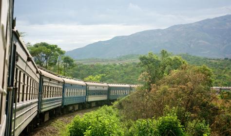 Section of the TAZARA railway, whose construction in the 1960s and 1970s was made possible by a Chinese loan.