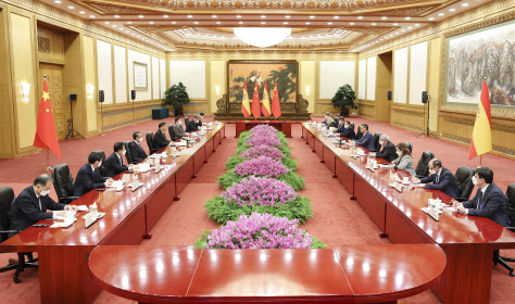 Spanish Prime Minister Pedro Sanchez in Beijing
