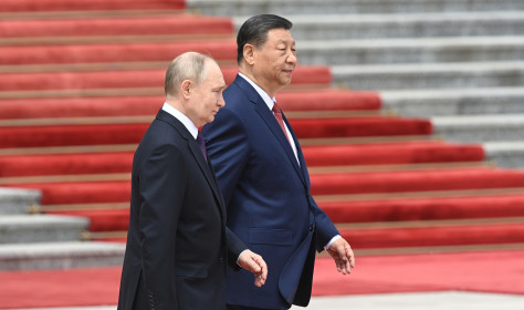 Vladimir Putin and Xi Jinping in Beijing, May 2024