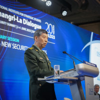 Chinese Defense Minister Gen. Li Shangfu at the Shangri-La Dialogue