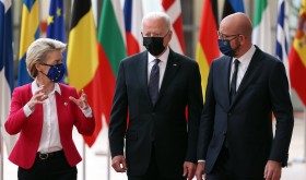Von der Leyen, Biden and Michel at the EU-USA Summit