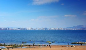 Sea scenery of Beidaihe Scenic Spot in Qinhuangdao, north China's Hebei Province.